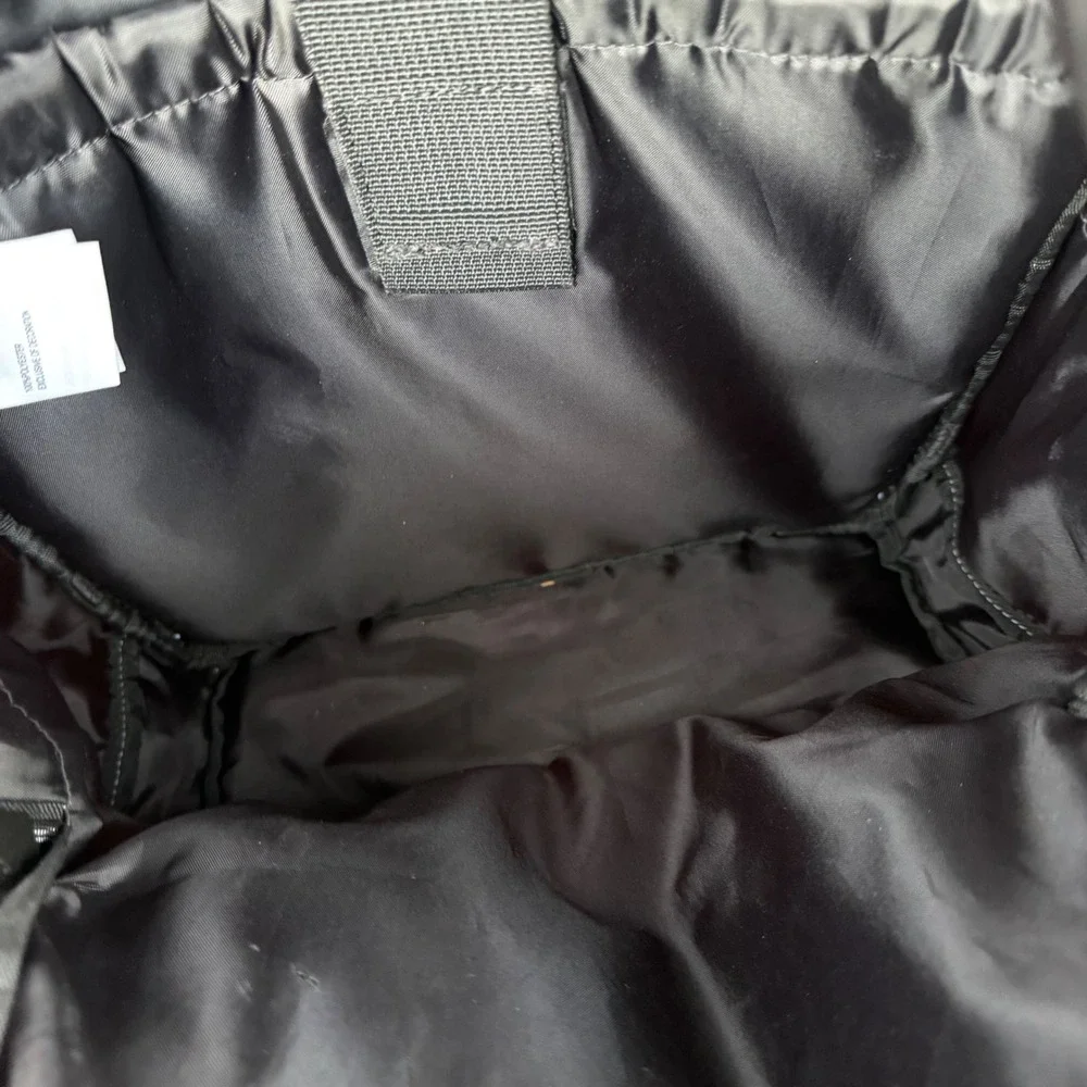 Converse EDC Poly Backpack Grey Heather Logo Tape Laptop Bag 5323-042